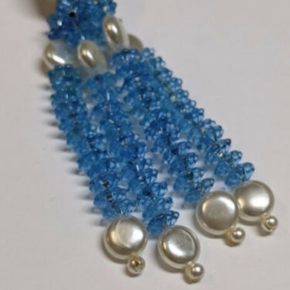 Vintage Mid Century Hand Made Snowflake Necklace - Picture 4 of 6